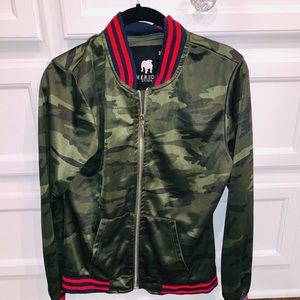American Stitch, Medium Trimmed Bomber Jacket